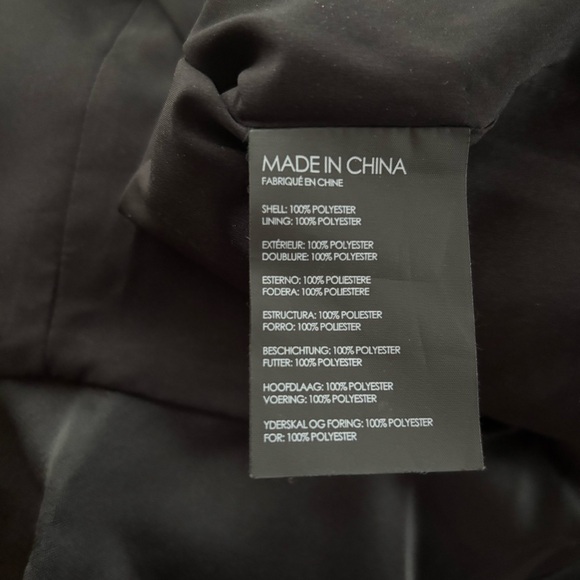 Club Monaco Black mini skirt with ruffled detail - Picture 7 of 7